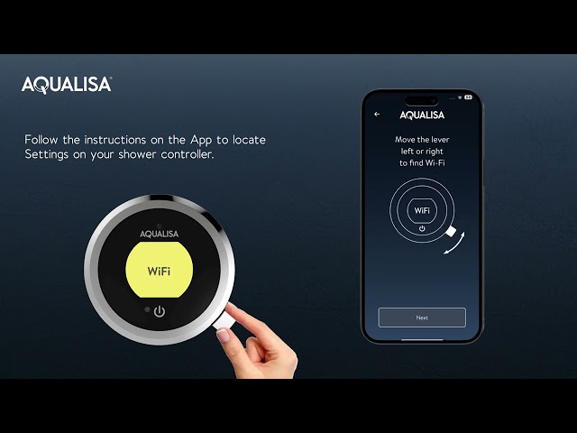Aqualisa Optic Q Smart Digital Shower Concealed with Adjustable Head and Bath Filler HP/Combi