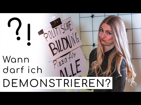 WANN darf ich DEMONSTRIEREN? - Das Versammlungsrecht erklärt! - #3 POLITISCH KORREKT?!