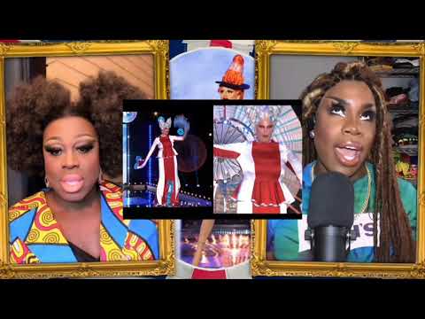 Bob and Monét reviewing Anubis' Episode 1 Runway | Drag Race UK Season 3