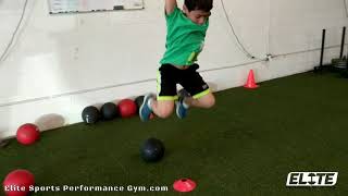 Youth Athlete Jumping Technique