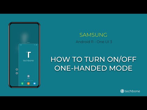How to Turn On/Off One-handed mode - Samsung [Android 11 - One UI 3]