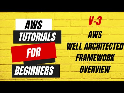 AWS Well Architected Framework Overview
