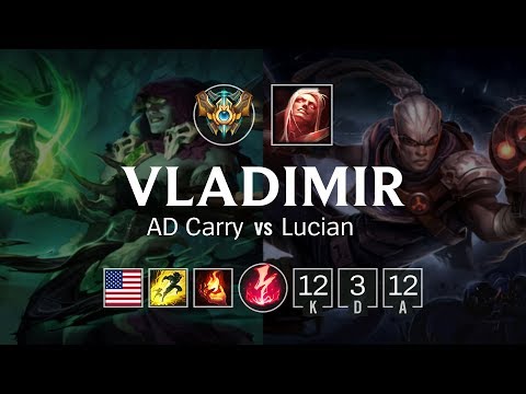 Vladimir Bot vs Lucian - NA Master Patch 8.24