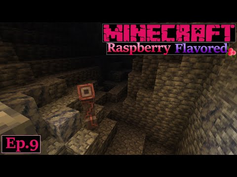 Minecraft: Raspberry Flavored (Ep. 9)Chicken Chaser, Looking for Redstone,Eyeball Creeper Thing?