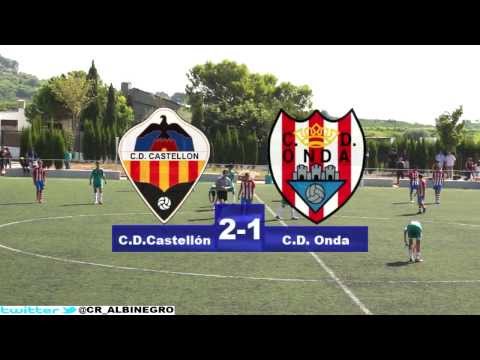 Resumen: Cadete"A" C.D.CASTELLÓN 2-1 C.D.ONDA (31/08/2013)