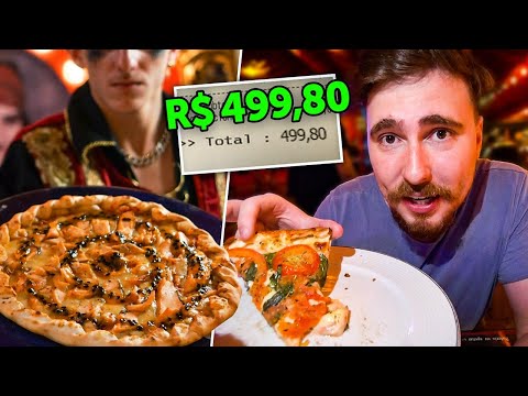 Rodizio de pizza mais caro do Brasil I Pizzaria Porto Cara de mau 🍕