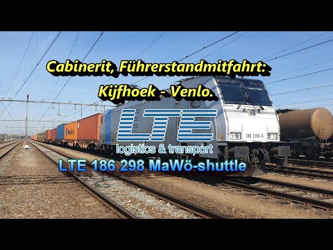 [4K] Cabinerit, Führerstandsmitfahrt: Kijfhoek - Breda - Eindhoven - Venlo.