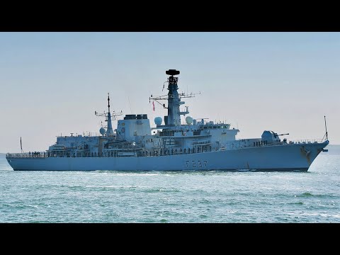 HMS Westminster returns home to Portsmouth after 15 week deployment