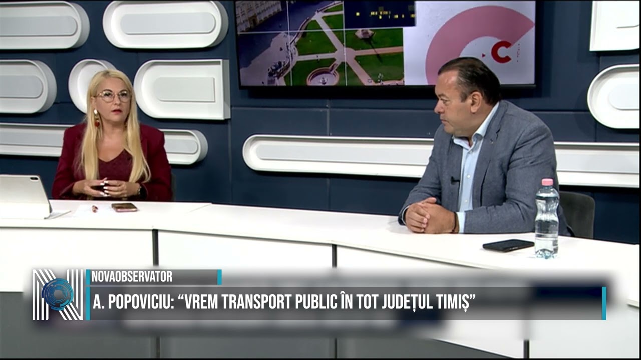 A. Popoviciu: “Vrem transport public în tot județul Timiș”