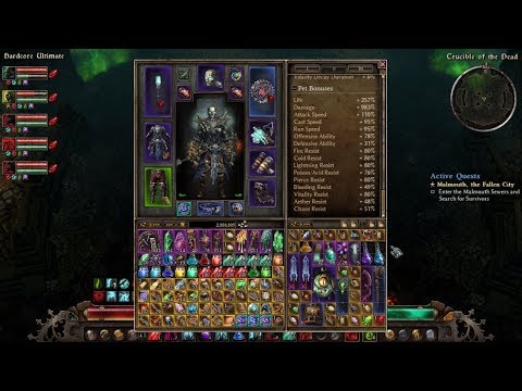 Grim Dawn v1.0.4.0 - My Cabalist Pet Build VS Lokarr
