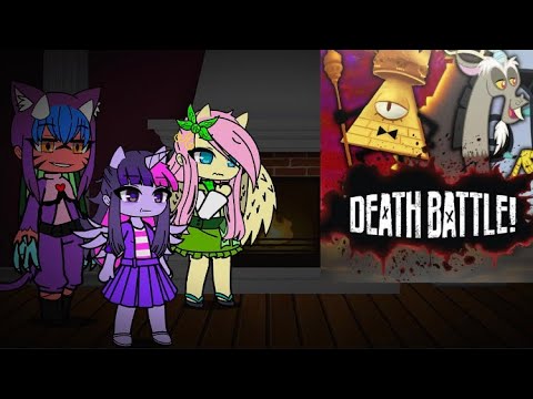 Mlp react to Discord vs Bill cipher
