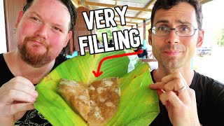 BANANA LAPLAP - We Tried The VERY FILLING National dish of Vanuatu