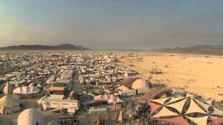 Drone's eye view of Burning Man 2013