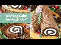Yule Log Cake (Bûche de Noël) - Christmas Dessert