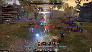 ESO PVP - Summerset Frostsoul Magica sorcerer (1vX &amp; 4vZerg)
