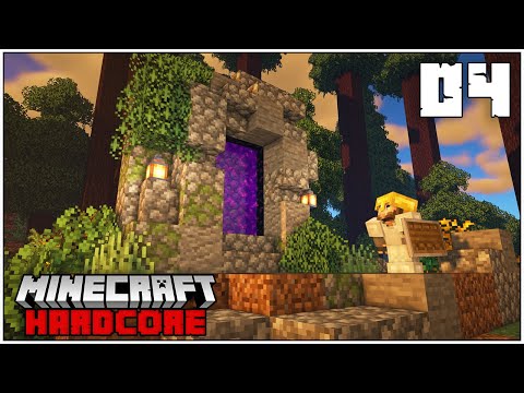 GOING TO THE NETHER!!! - Minecraft Hardcore Survival  - Episode 4