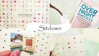SITDOWN // BirchBox Unboxing - August 2015 UK - #BeautyJunkie // Sally-Marie