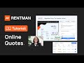 Rentman Online Quotes Tutorial Full Walkthrough For Faster Approvals