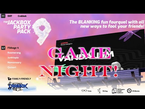 Game Night!   Let's play Jackbox Party Pack 9!