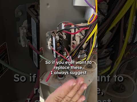 Replacing AC contactors the easy way  #hvac  #acrepair