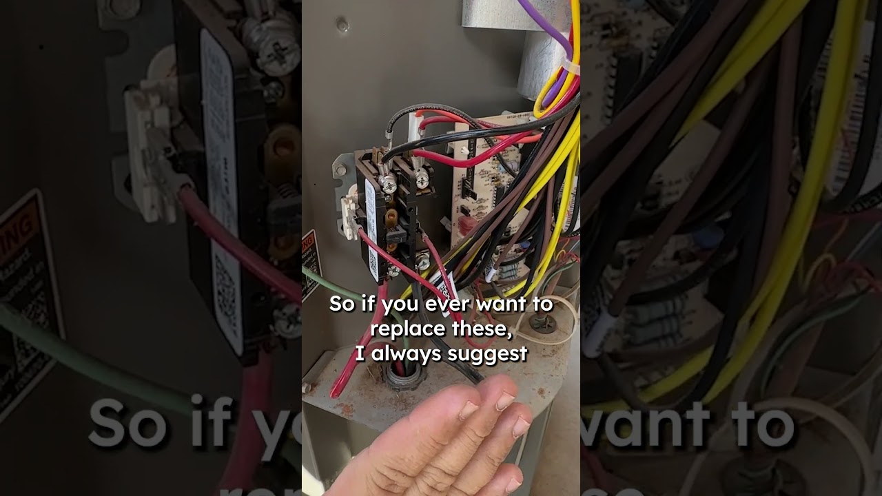 Replacing AC contactors the easy way  #hvac  #acrepair
