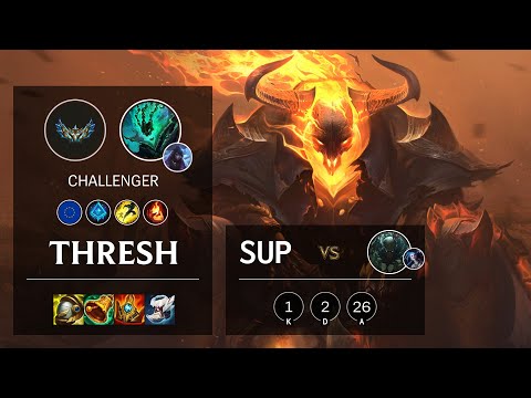 Thresh Support vs Pyke - EUW Challenger Patch 12.4