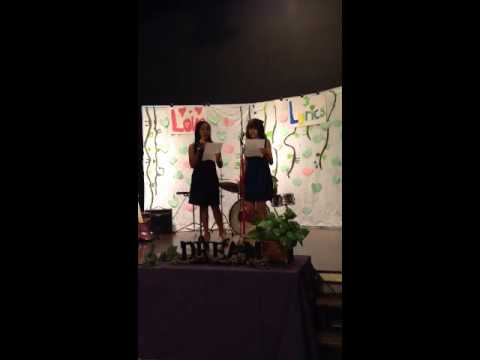 Madi & Sabrina singing