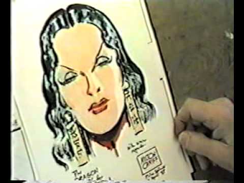 Part 5 of 5: Milt Caniff draws Dragon Lady, talks to Shel Dorf