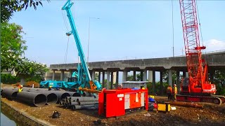 Download lagu Mesin Bor Pile Sudah Di Install ‼️ Update Perbaikan Gerbang Tol Gedebage Km 149 mp3