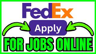 How To APPLY FedEx Jobs Online (QUICK & EASY) 2026