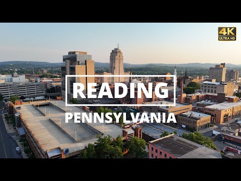 Reading, Pennsylvania - [4K] Drone Tour