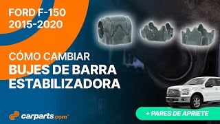 Cómo cambiar los Bujes de Barra Estabilizadora 2015 - 2020 Ford F-150 🚗
