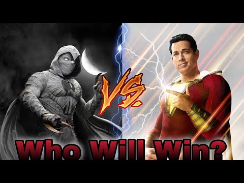 Moon knight vs Shazam || Marvel vs DC Characters || Multiverse Fight || Mad Multiverse