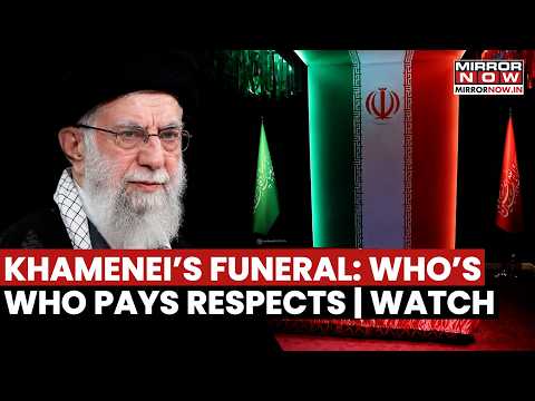 Video: foreign delegations paying respects