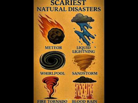 🔥scariest natural disaster💀#troll face#shorts