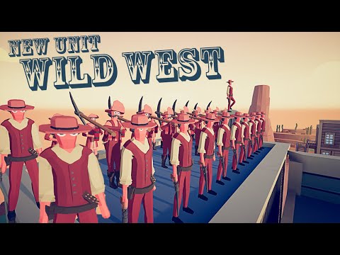 NEW! Wild West Unit and Army Fighting Vs EVERY UNIT! TABS Update Totally Accurate Battle Simulator