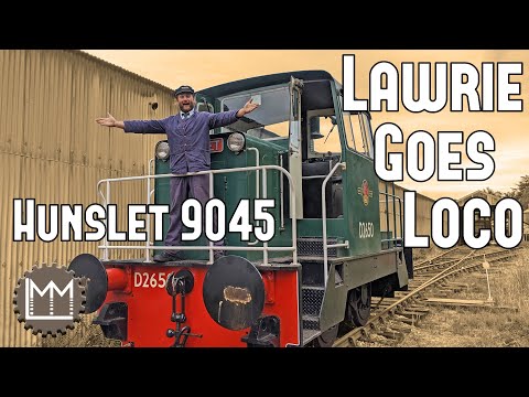 EX MOD Hunslet in Scotland preserved (almost) where it worked - Lawrie Goes Loco Episode 20