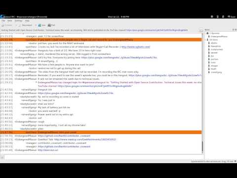 OS Hangout 002: Getting Started with Open Source Contribution