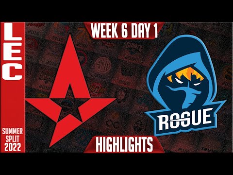 AST vs RGE Highlights | LEC Summer 2022 W6D2 | Astralis vs Rogue