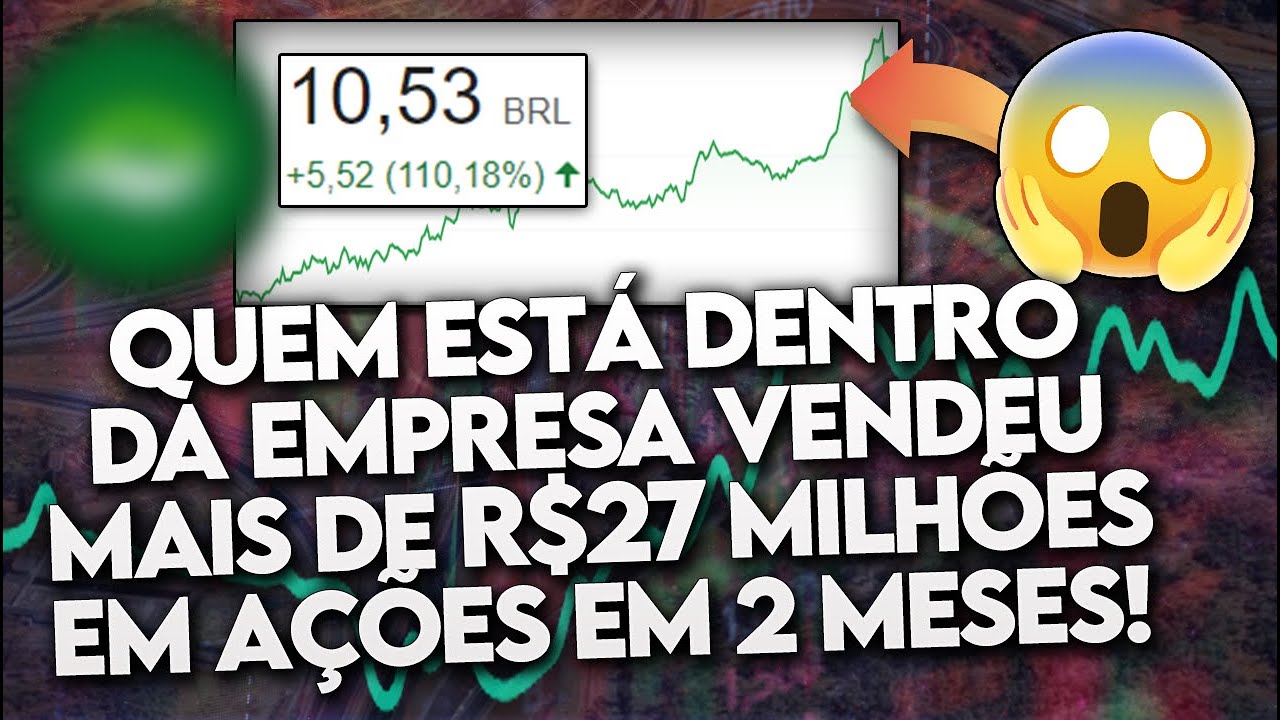 10 AÇÕES que os DONOS e DIRETORES estão VENDENDO! (O que os INSIDERS estão OBSERVANDO?) - TOP 10