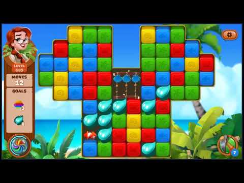 Lost Island Blast Adventure Level 685 - NO BOOSTERS 🏝️ | SKILLGAMING ✔️