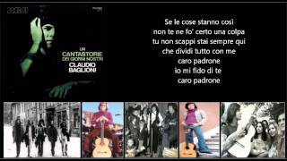 CLAUDIO BAGLIONI - Caro padrone