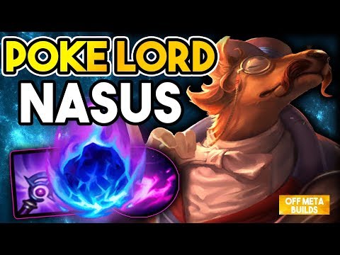 ABILITY POWER NASUS IS BACK! COMET & LUDENS MAKE HIM A POKE KING! - League of Legends