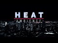 HEAT THEME ultra-slowed • aerial views of L.A. at night • Heat soundscape