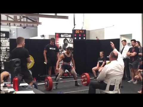 Dead Lift Aus Record  Open Men's 59kg Class - 04-12-16