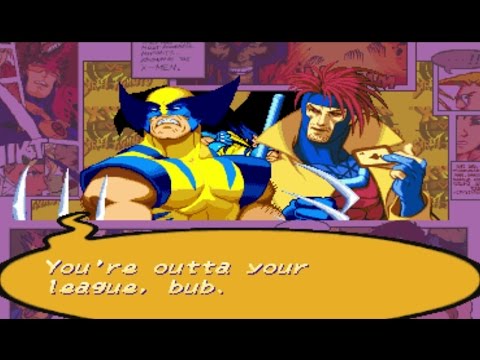 X-Men VS Street Fighter - Gambit/Wolverine - Expert Difficulty Playthrough