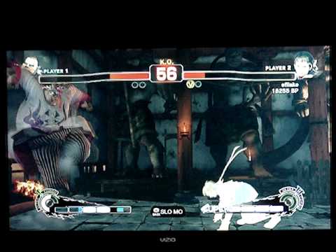 SSF4: chobixinco (Rufus) vs Uryo (Sakura) - Japanese XBL ranked