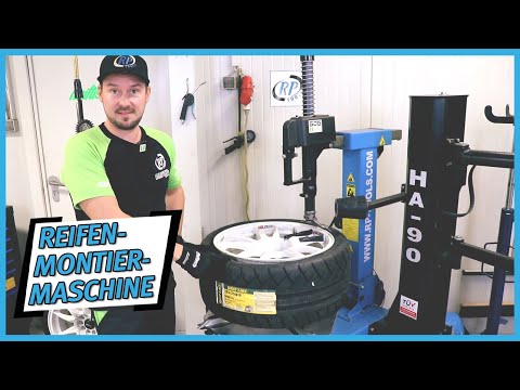 Alle Reifen von 10-24 Zoll montieren | Produkt-Review Montiermaschine RP-R-U221PN | RP-TOOLS