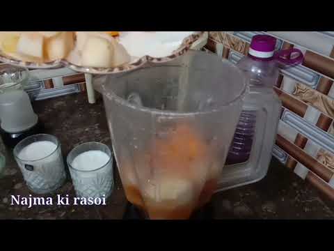 How to make | Mixed Fruit Juice With a blender | by Najma ki Rasoi