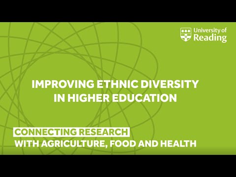 Improving ethnic diversity in higher education play video